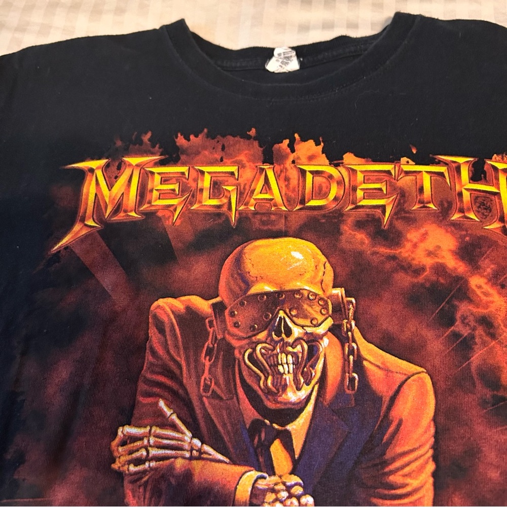 Megadeath Peace Sells Twenty Fifth Anniversary 1986-2011 Tour T-Shitt - Picture 4 of 7
